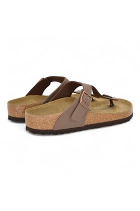 Ciabatta Birkenstock Gizeh colore mocca. BIRKENSTOCK- | GIZEH MOCCA BIRKIBUC-MOCCA
